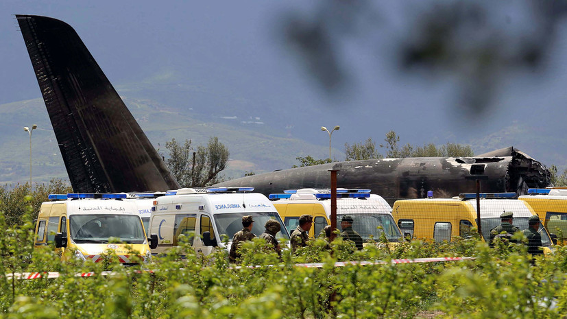 СМИ сообщили о более 250 погибших при крушении военного самолёта в Алжире