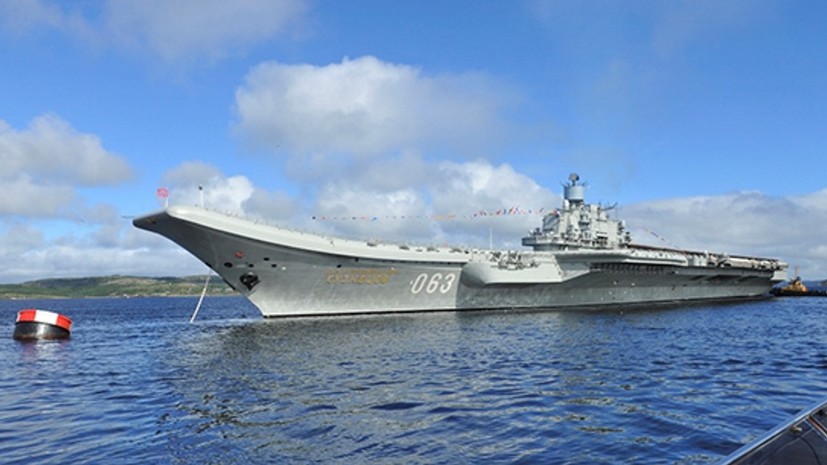Крейсер «Адмирал Кузнецов» вернётся в состав флота в 2021 году
