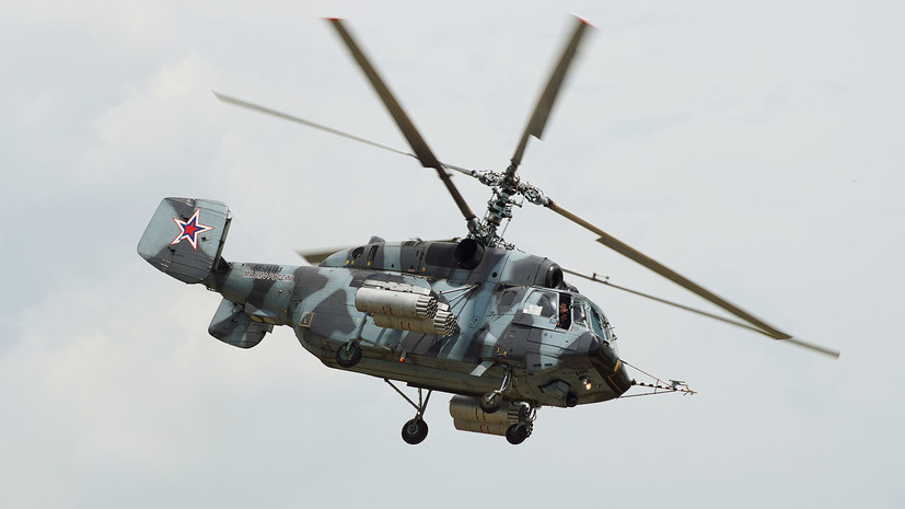 При крушении вертолёта Ка-29 в Балтийском море погибли два лётчика-испытателя