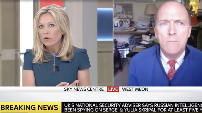 Sky News прервал эфир с указавшим на бессмысленность химатаки в Сирии экспертом