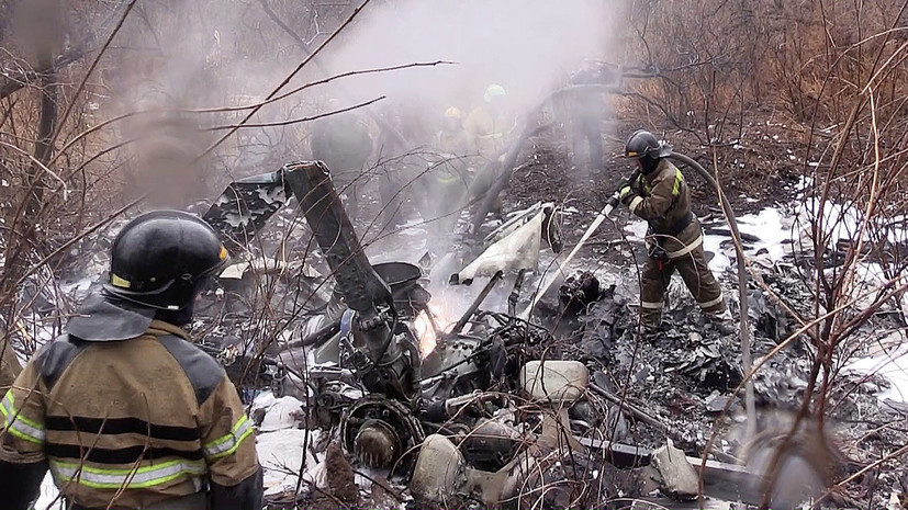 В Хабаровске похоронили трёх погибших при крушении вертолёта Ми-8