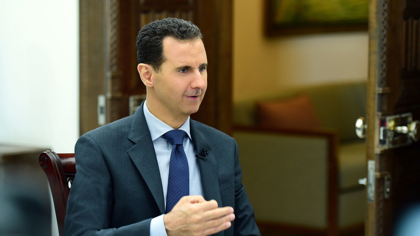 Президент Сирии назвал стоимость восстановления инфраструктуры страны