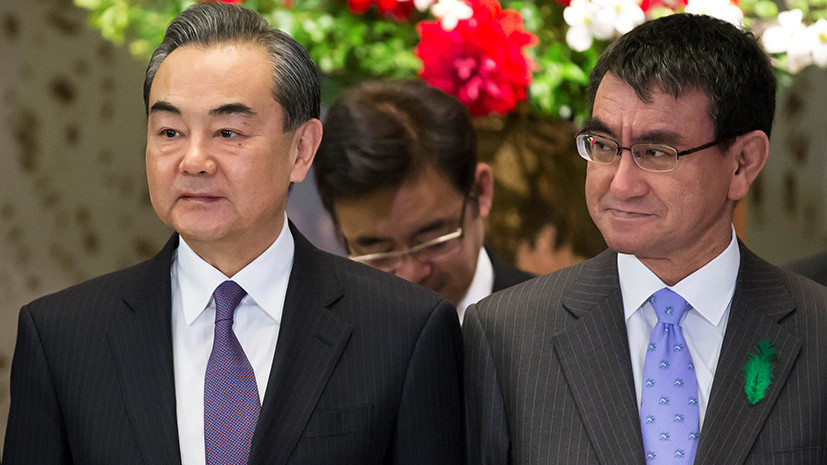 Главы МИД Китая и Японии выступили в защиту принципов ВТО