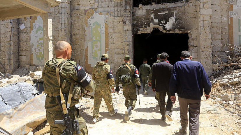 ЦПВС и военная полиция России изъяли со складов боевиков в Сирии 1,5 тонны взрывчатки