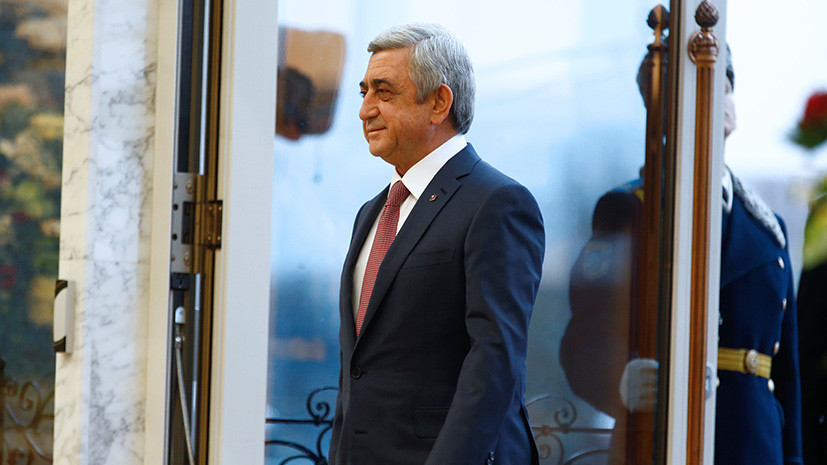 Сержа Саргсяна избрали премьер-министром Армении