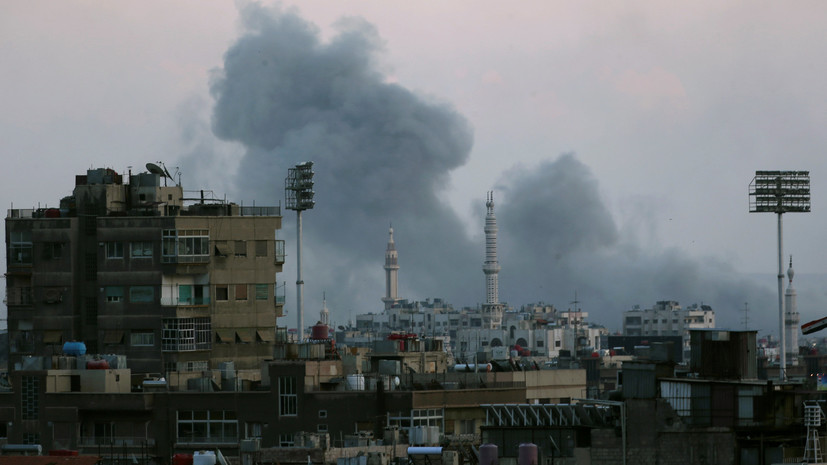 Боевики обстреляли южную окраину Дамаска