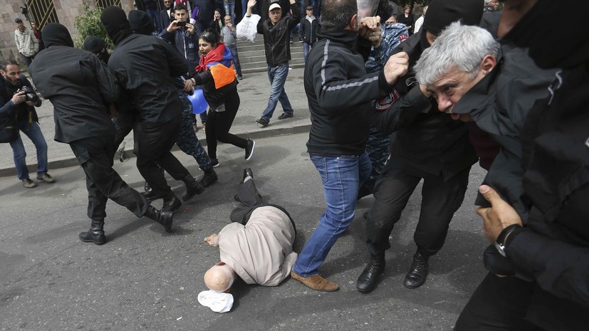 В Ереване более 40 человек задержаны по обвинению в организации массовых беспорядков 