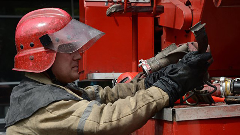 В Красноярском крае ликвидирован пожар на лесоперерабатывающем комбинате