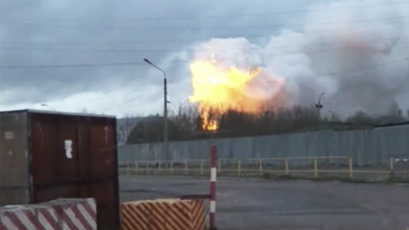 В здании балашихинского завода в Подмосковье произошёл пожар