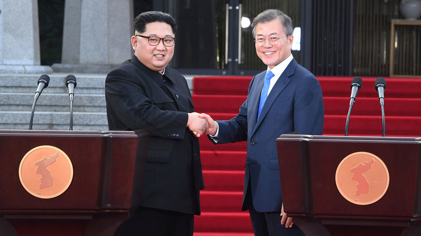 Лидеры КНДР и Южной Кореи договорились соединить железные дороги двух стран