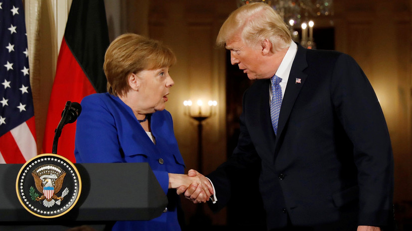 Меркель: вопрос о введении пошлин на продукцию из ЕС остаётся за Трампом