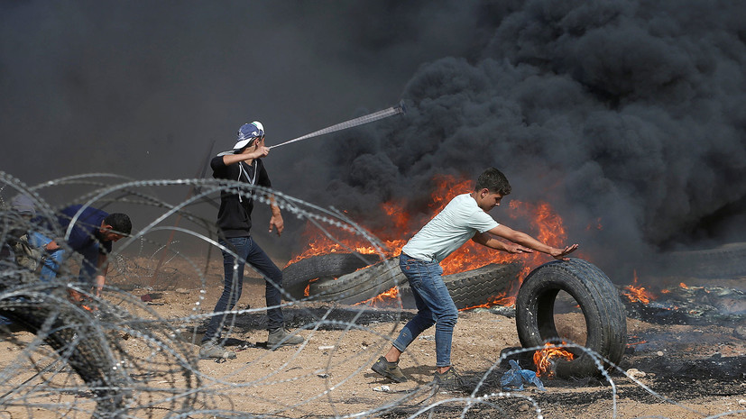 Палестинец погиб в столкновениях с израильскими военными на границах Газы