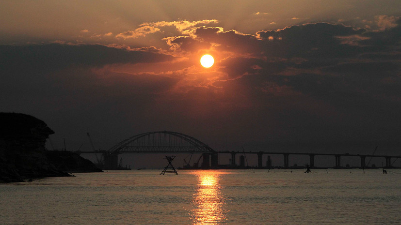 В Крыму назвали смехотворным желание Киева забрать Крымский мост в качестве «контрибуции»