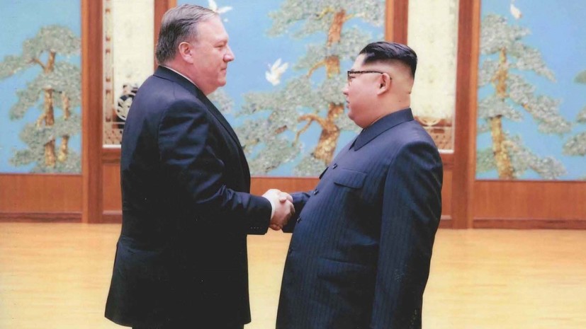 Помпео рассказал о переговорах с Ким Чен Ыном