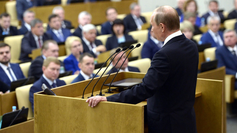 Путин посетит Госдуму 8 мая