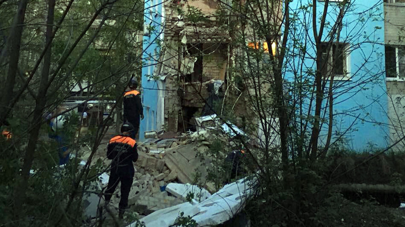 В Саратове произошло частичное обрушение пятиэтажного дома