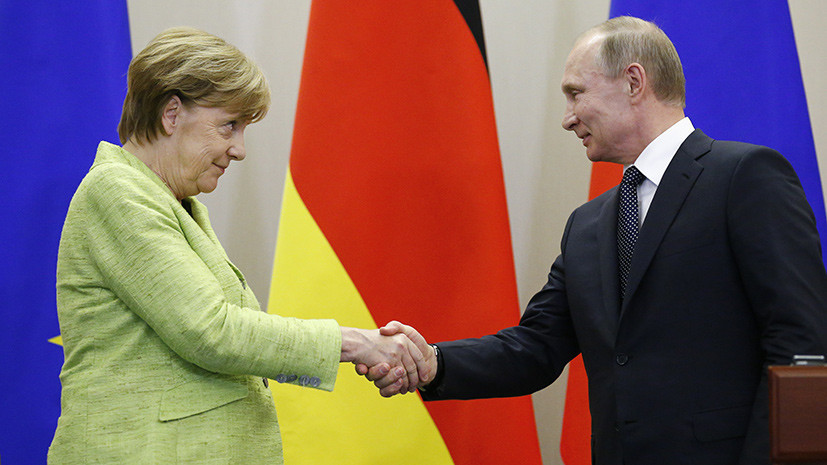 «Все за хороший бизнес»: почему газовый вопрос станет одной из главных тем встречи Путина и Меркель