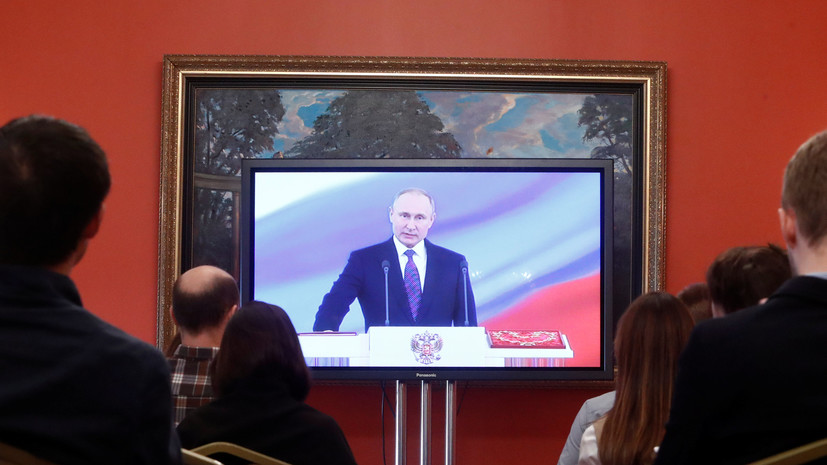 Телетрансляцию инаугурации Путина посмотрели более 5,8 млн граждан России