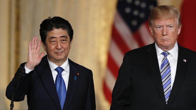 Трамп обсудил с Абэ итоги визита Помпео в КНДР