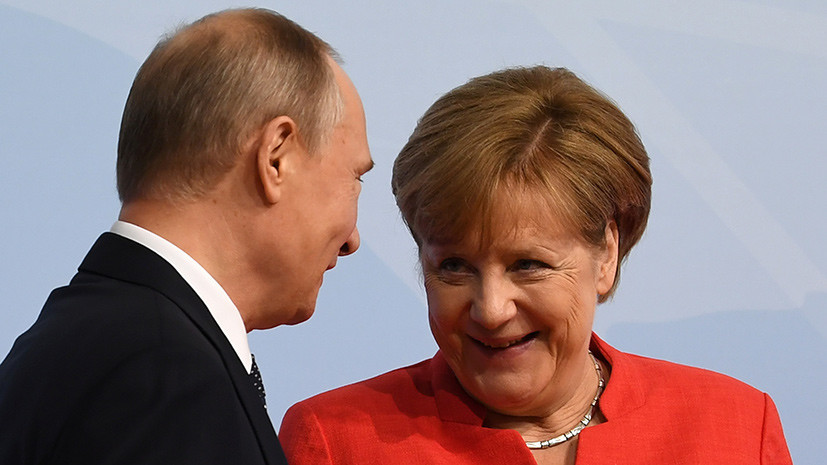 Путин и Меркель обсудили учреждение миссии ООН в Донбассе