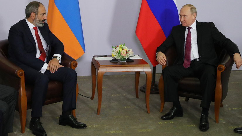Путин встретился с премьер-министром Армении Пашиняном