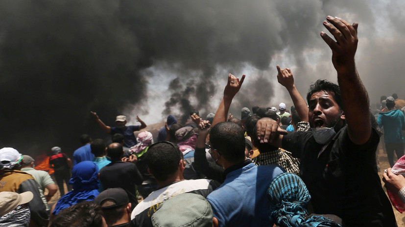 Число погибших палестинцев в ходе протестов из-за переноса посольства США достигло 10