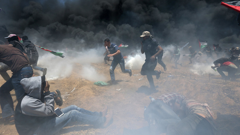 Число погибших при столкновениях в секторе Газа возросло до 25