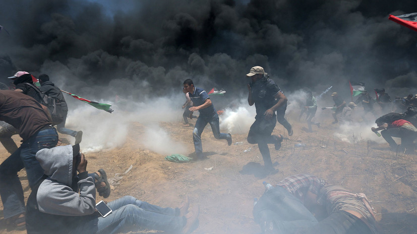 Число погибших при столкновениях в секторе Газа увеличилось до 37