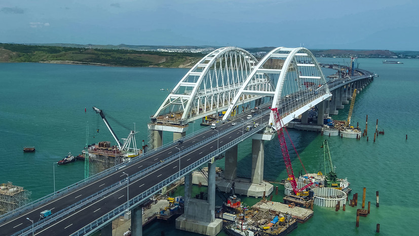 В Крыму прокомментировали запуск движения по мосту через Керченский пролив 16 мая