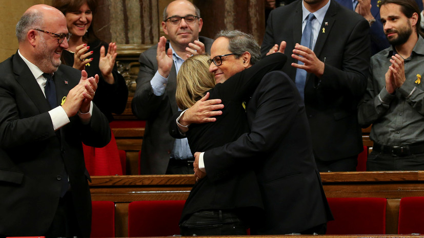 Пучдемон поздравил Торру с утверждением главой Каталонии
