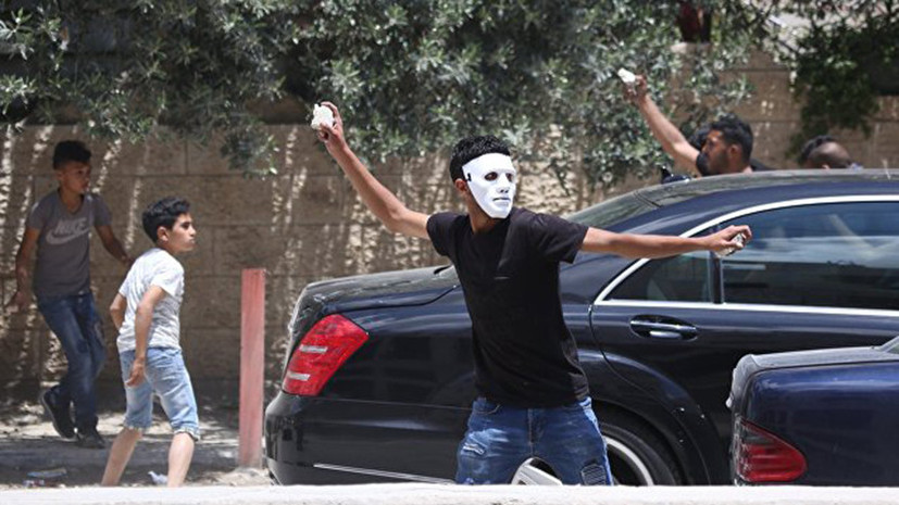В палестинской Рамалле начались беспорядки