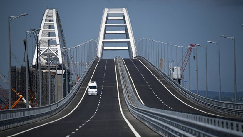 Путин оценил качество дорожного покрытия Крымского моста