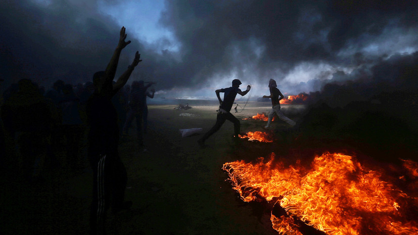 В результате столкновений на границе сектора Газа погибли два палестинца