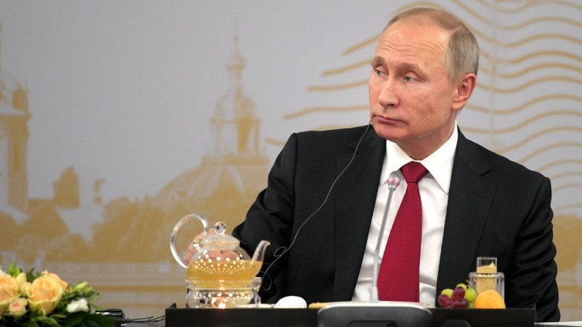 Путин проведёт на ПМЭФ встречу с иностранными инвесторами 