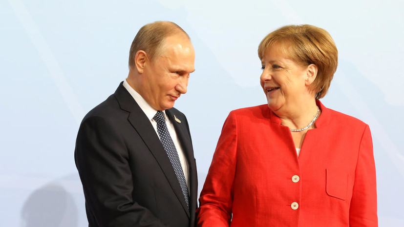 В ФРГ заявили, что предстоящая встреча Меркель и Путина даёт шанс на сближение двух стран