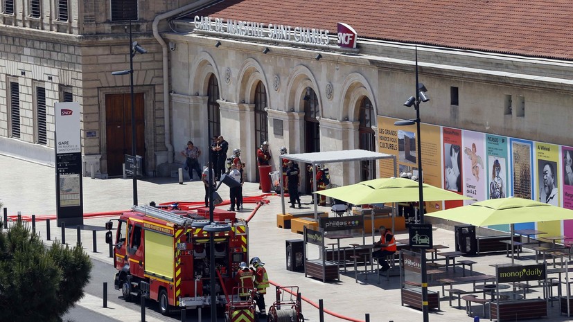 СМИ: В Марселе эвакуировали вокзал из-за подозрительного мужчины