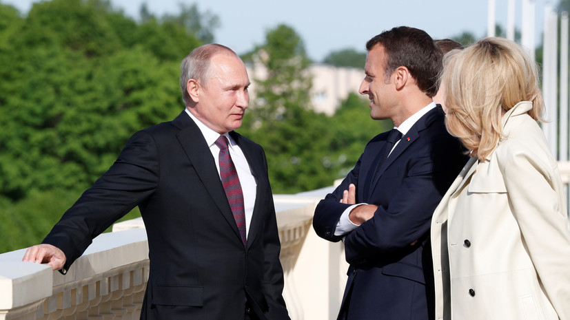 Партнёрский диалог: о чём говорили Владимир Путин и Эммануэль Макрон в Санкт-Петербурге