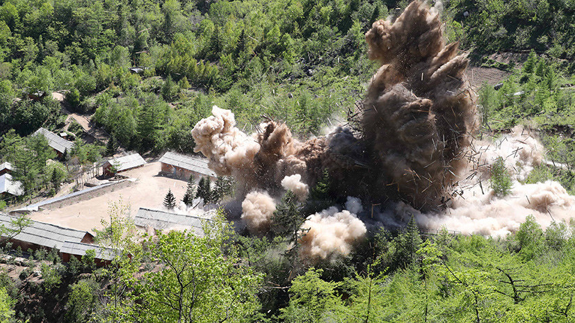 Китай приветствует демонтаж ядерного полигона Пхунгери в КНДР