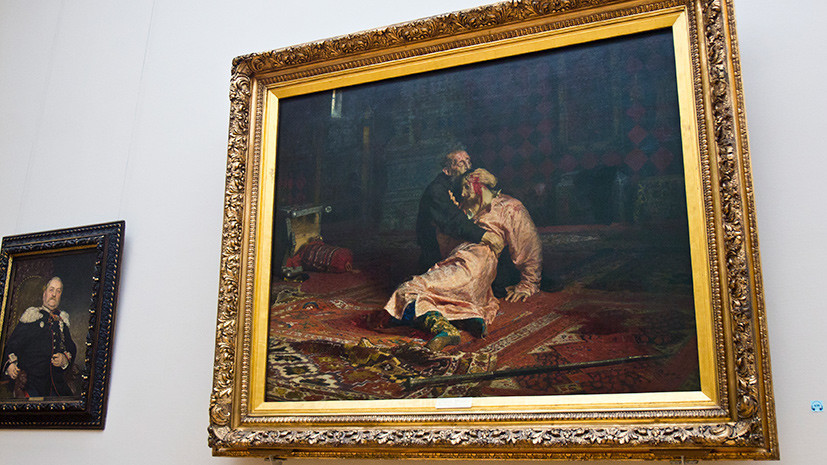 Повредивший картину в Третьяковке вандал объяснил свои действия влиянием водки