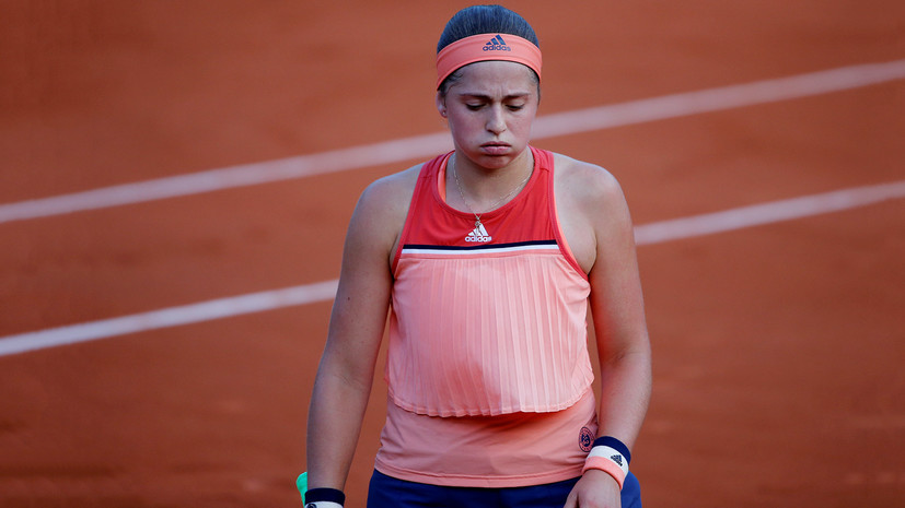 Теннисистка Остапенко была в ярости после поражения от Козловой в матче «Ролан Гаррос»