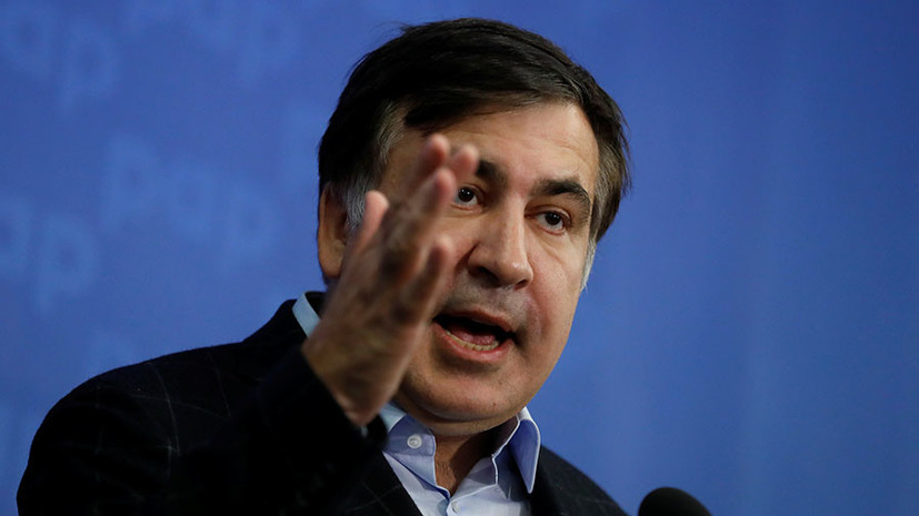 Саакашвили призвал ЕС ввести санкции против властей Украины