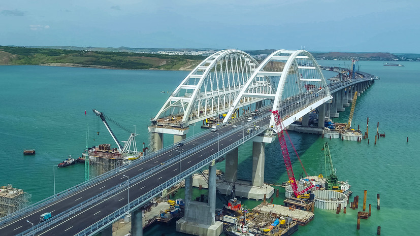 В Крыму отреагировали на заявление Киева о якобы имеющихся у России проблемах с Крымским мостом