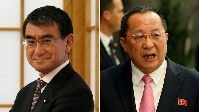 СМИ: Главы МИД Японии и КНДР могут встретиться в августе