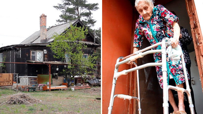 95-летняя вдова ветерана живёт в разваливающемся доме в Энгельсе