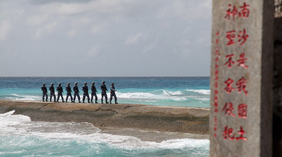Солдаты НОАК на островах Спратли
