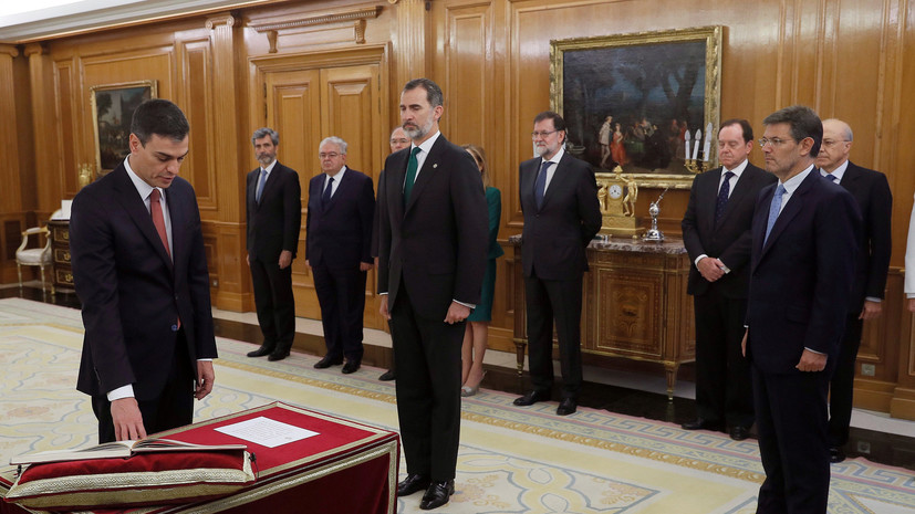 Педро Санчес вступил в должность премьера Испании