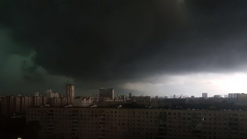 В Москве 5 июня объявлен «жёлтый» уровень погодной опасности