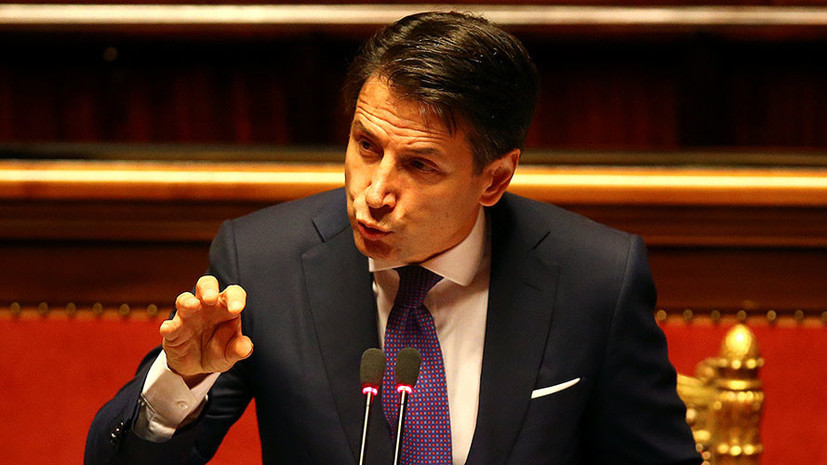Премьер-министр Италии подтвердил курс на пересмотр санкций в отношении России