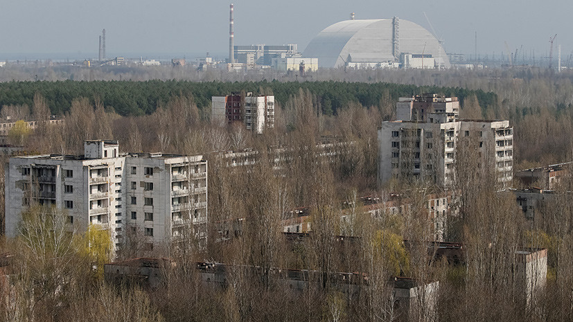 В чернобыльской зоне отчуждения произошёл крупный пожар
