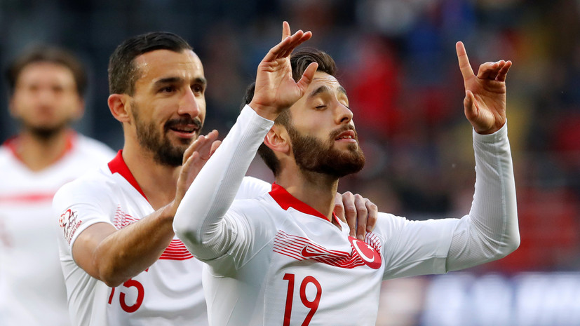 Сборная Турции сравняла счёт в контрольном матче с Россией